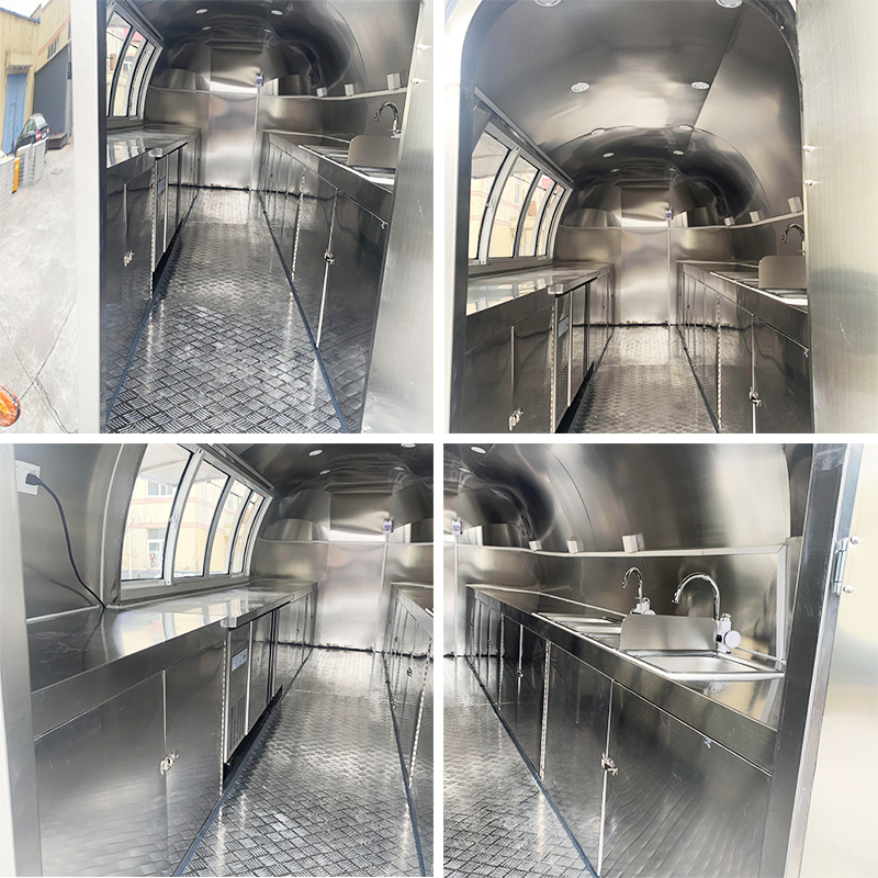Fiberglass Aluminum Food Truck - đánh giá và giá Coffee Equipment Service