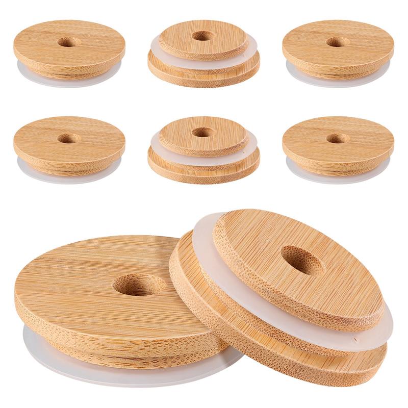 Jar Lids Straw Lid With Glass  - đánh giá và giá Bean Hopper Lid