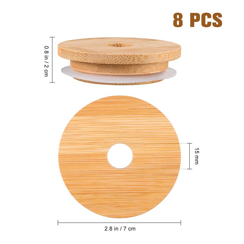 Jar Lids Straw Lid With Glass  - đánh giá và giá Bean Hopper Lid