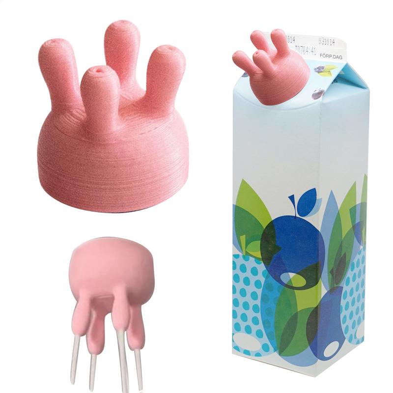 Funny Pouring Milk Bottle Cap  - đánh giá và giá Bean Hopper Lid