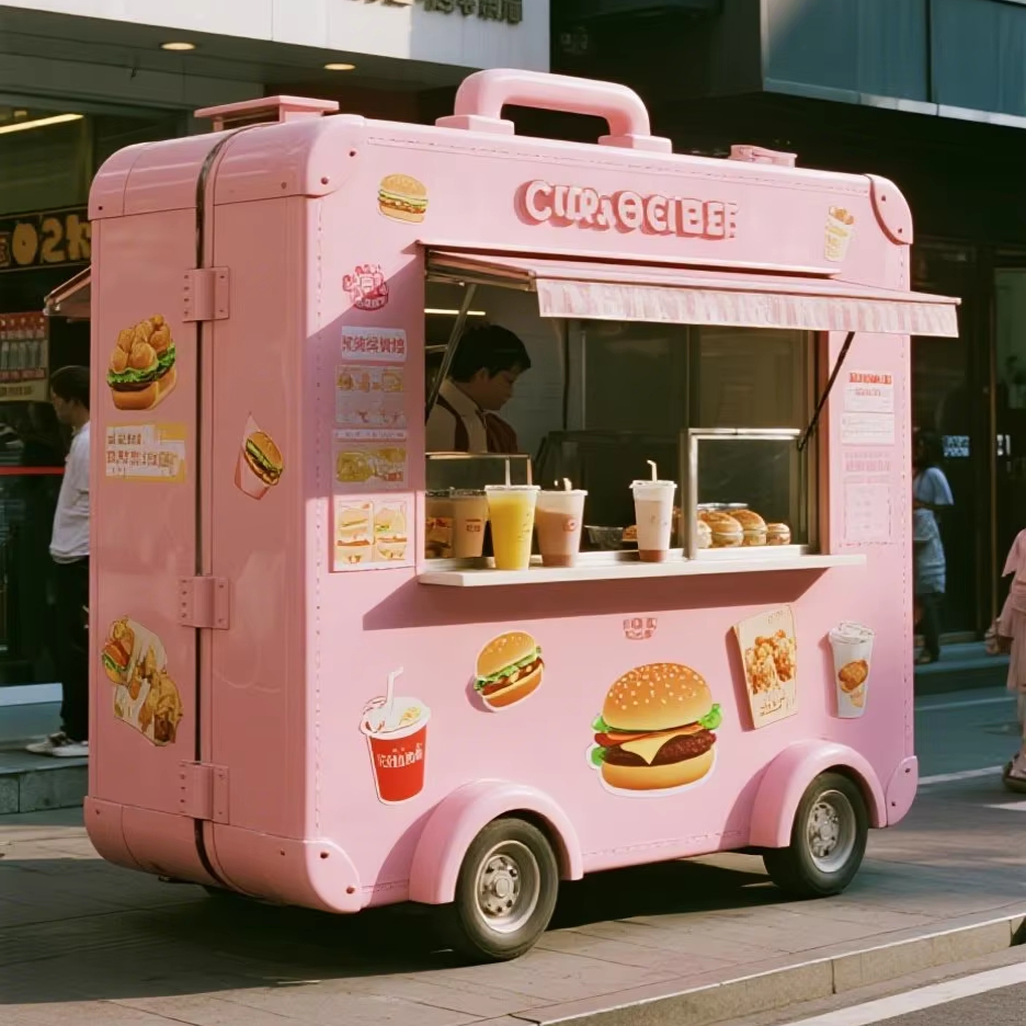 Luggage Style Mobile Food Stal - đánh giá và giá Coffee Equipment Service