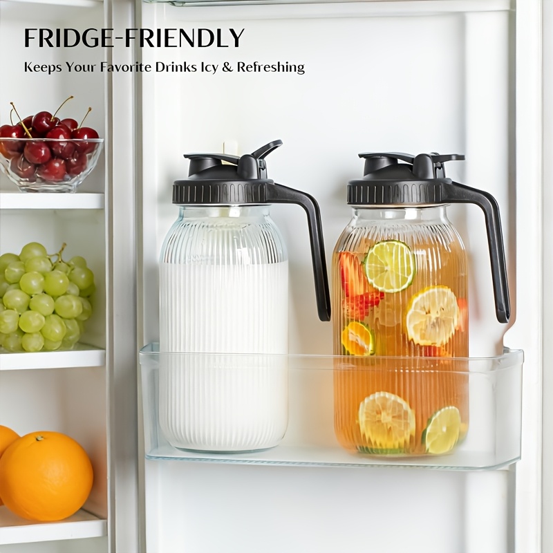 2PCS Glass Mason Jar Pitcher L - đánh giá và giá Bean Hopper Lid