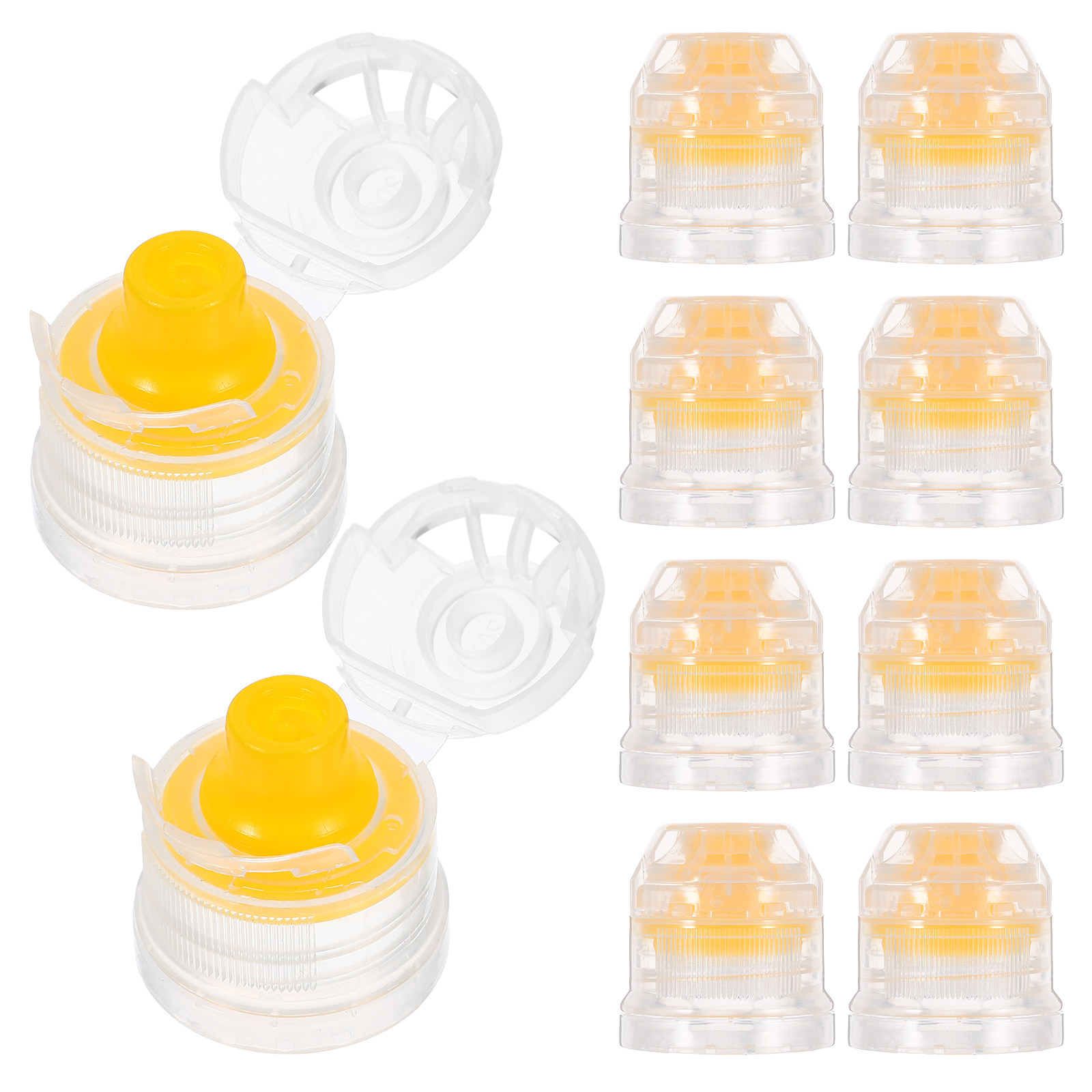 10Pcs Reusable Push Pull Flip  - đánh giá và giá Bean Hopper Lid