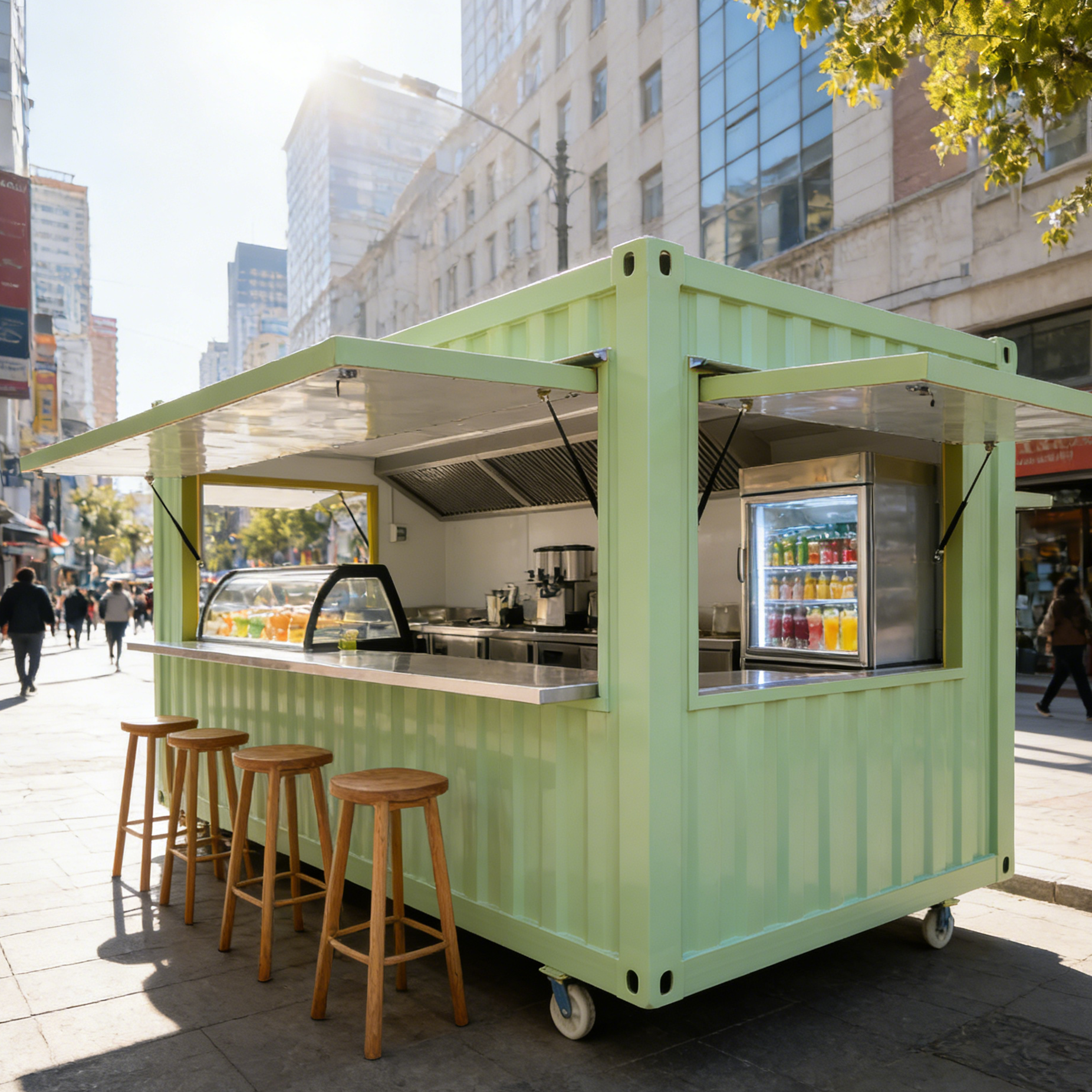 Prefabricated Container Restau - đánh giá và giá Coffee Equipment Service