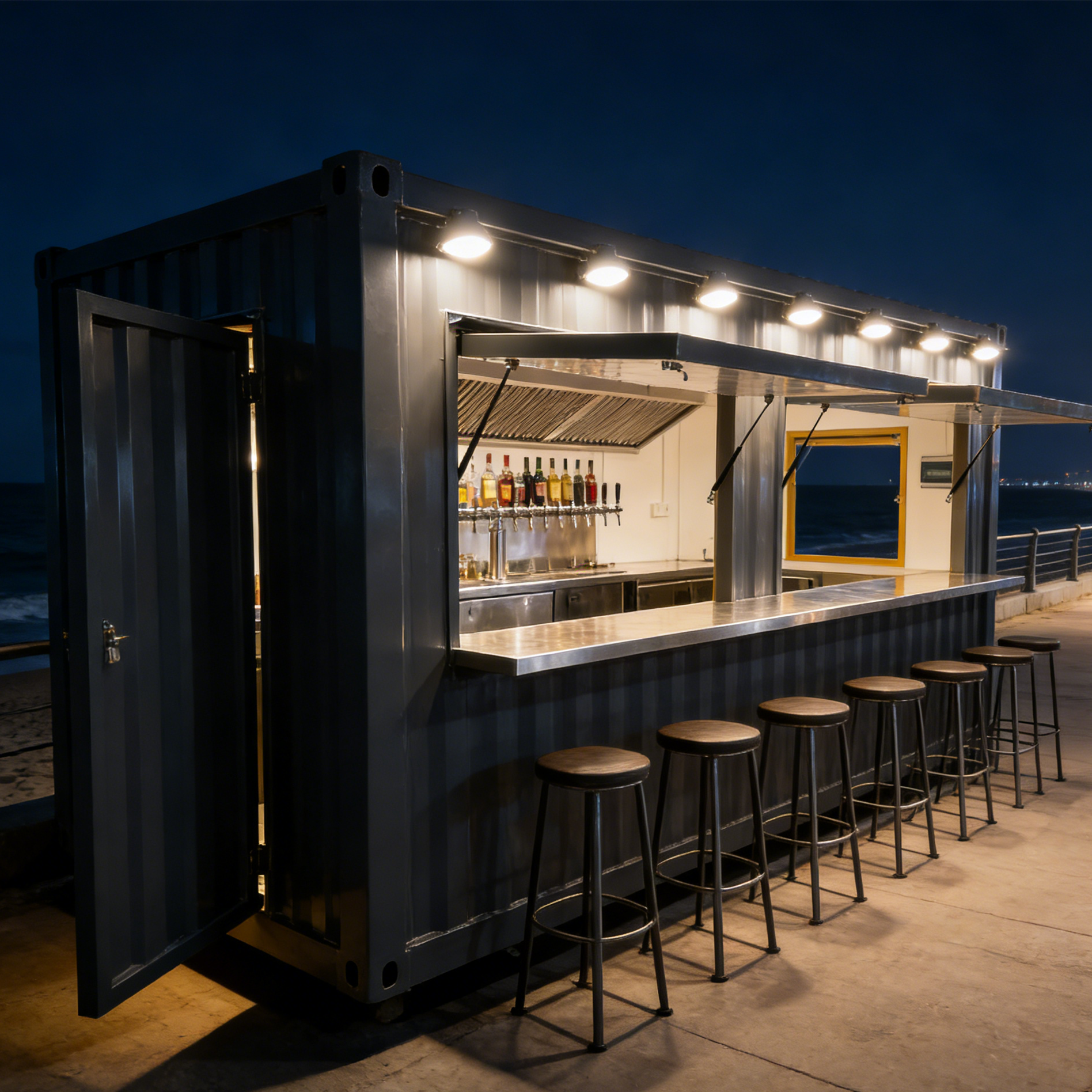 Prefabricated Container Restau - đánh giá và giá Coffee Equipment Service