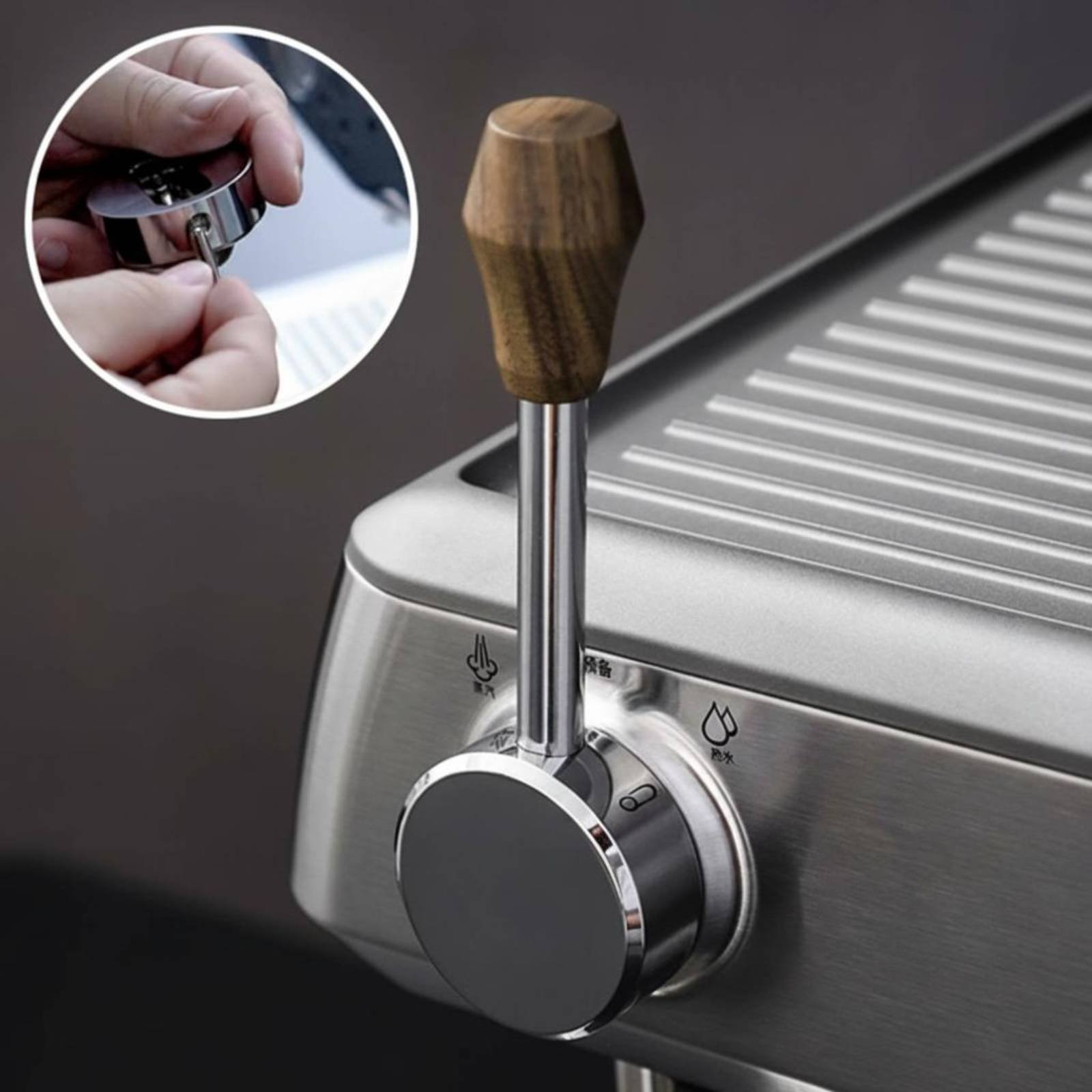 Wood Lid Knob Set Gift Box Woo - đánh giá và giá Bean Hopper Lid